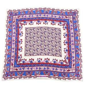 HERMES Red Silk Scarf